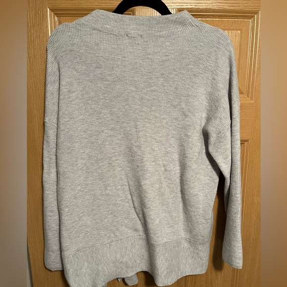 Chicos Gray Knot Sweater - Picture 11 of 12